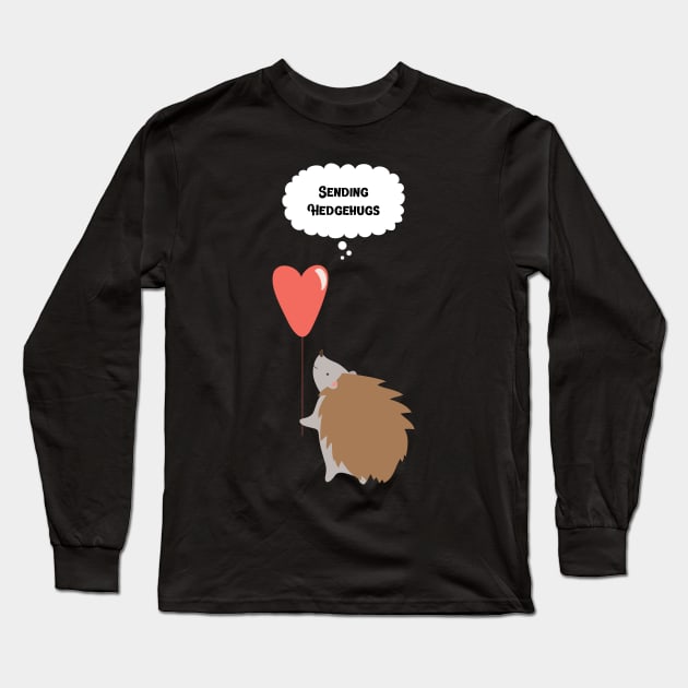 Sending hedgehugs Long Sleeve T-Shirt by sydorko